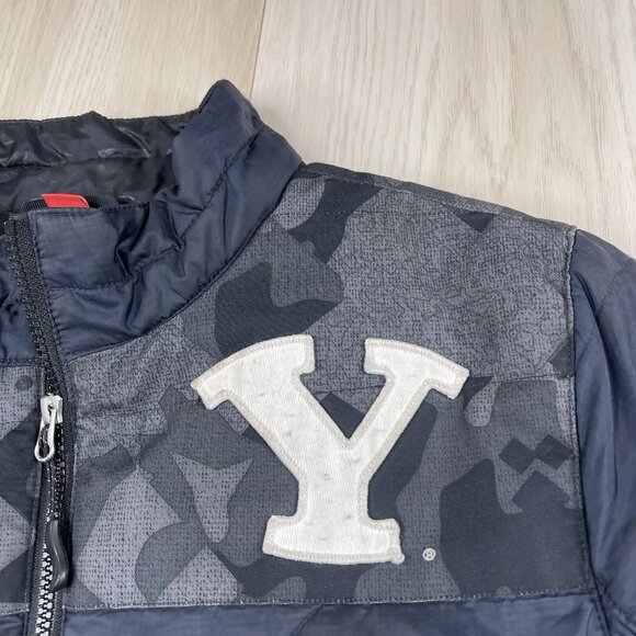 686 Flight Insulated Jacket Men’s Size M Medium BYU Brigham Young Navy Blue - Picture 1 of 16